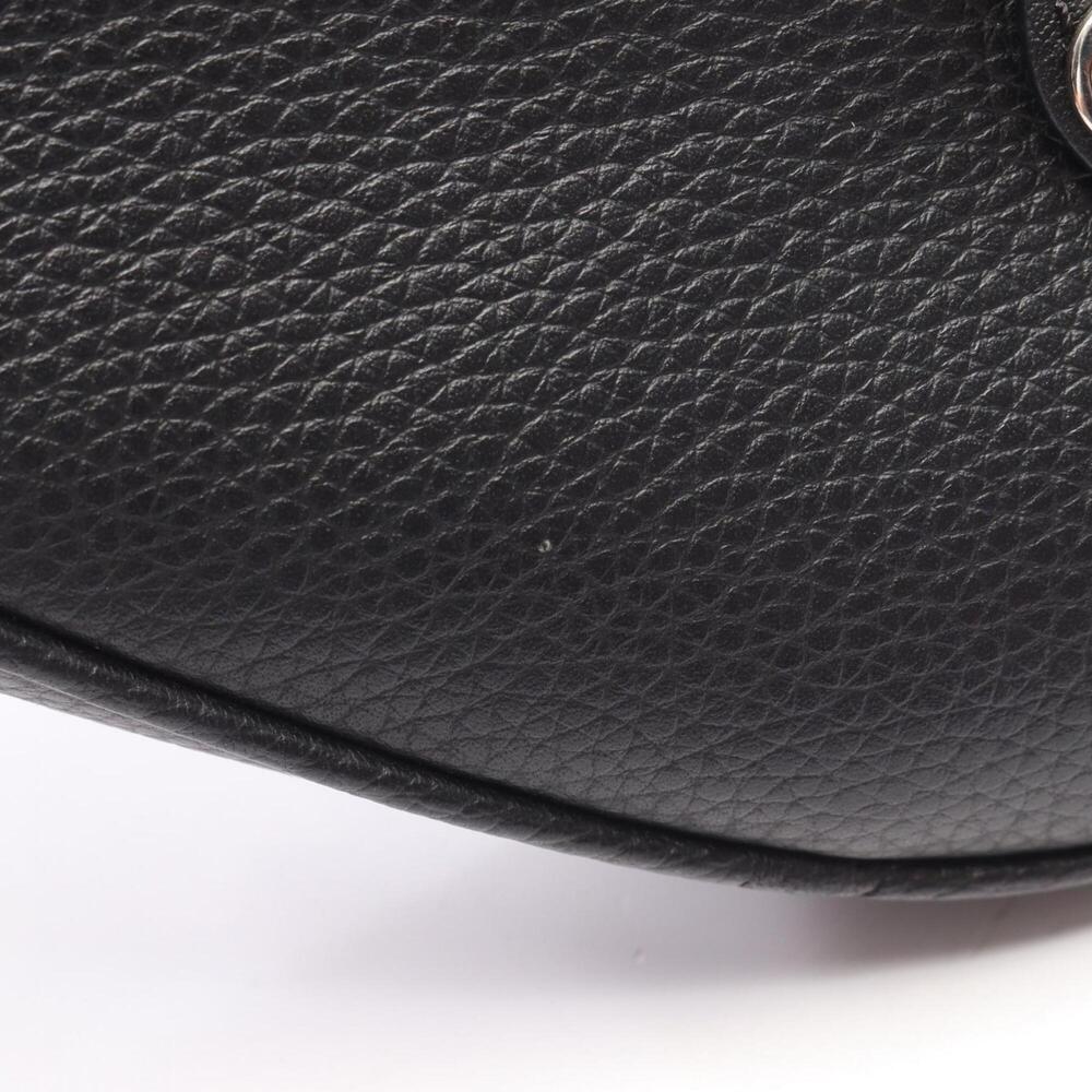 CHRISTIAN DIOR Black Leather Shoulder Bag - Picture 7 of 7